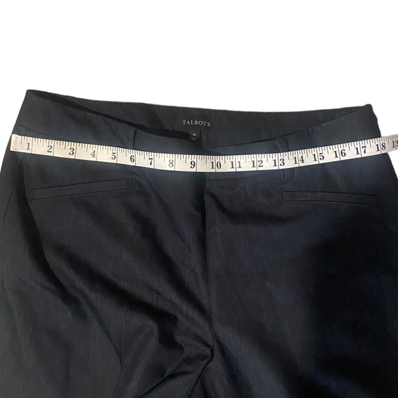 Talbots Dk Denim Women’s Dress Pants w/ Drawstring Side Hems-size 14 - Picture 6 of 9